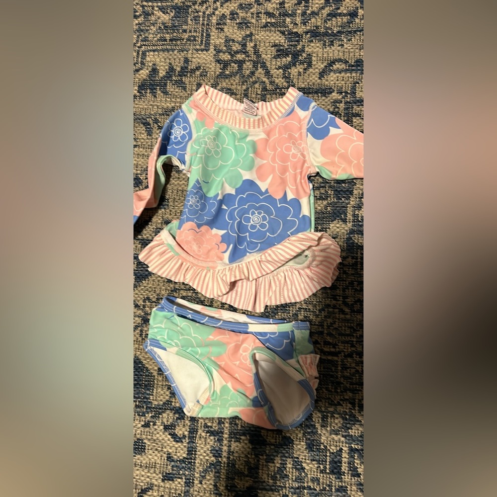 Baby Girl RuffleButt Swimsuit